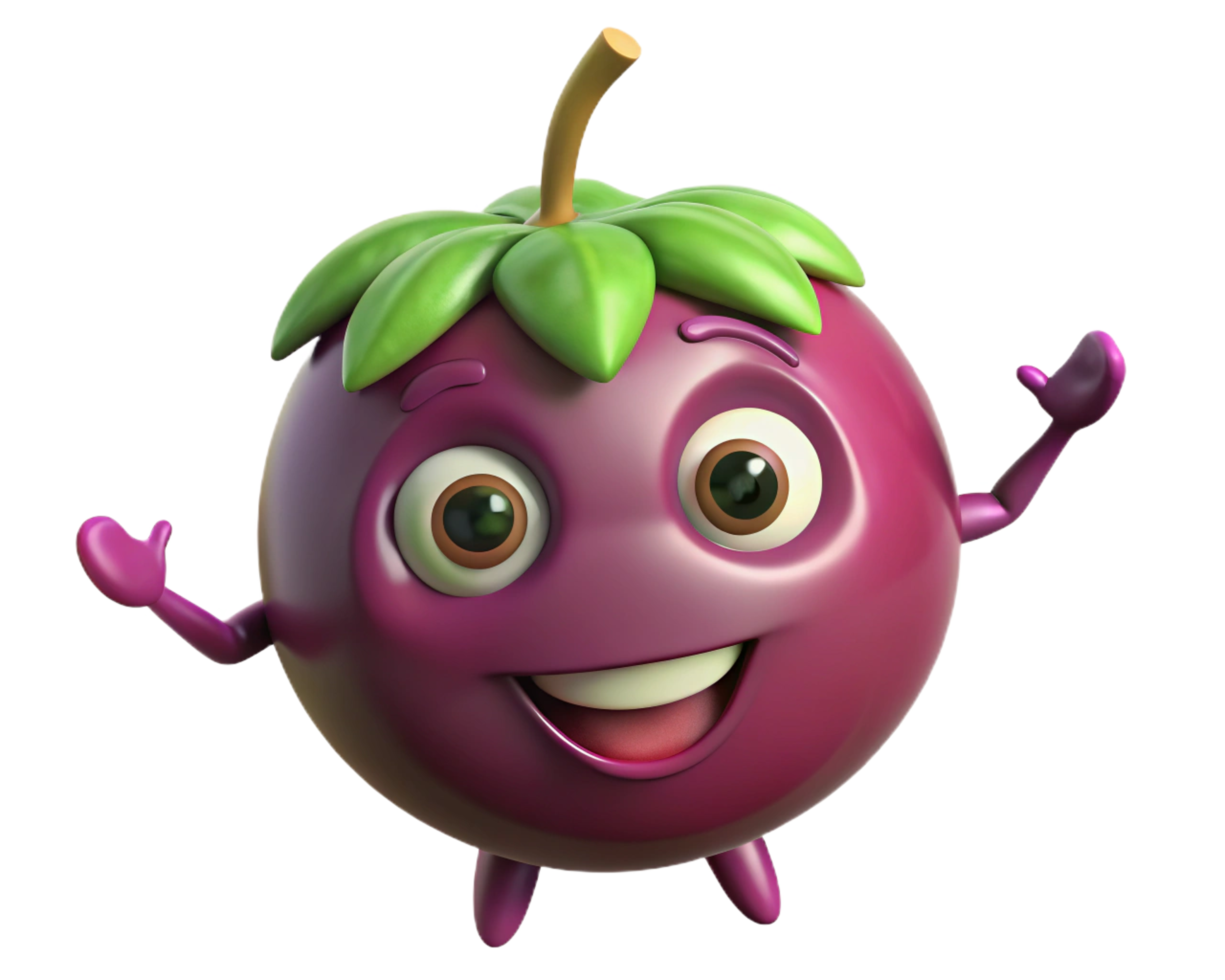 Smiling Mangosteen original 3D template