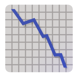 Chart Decreasing original 3D template