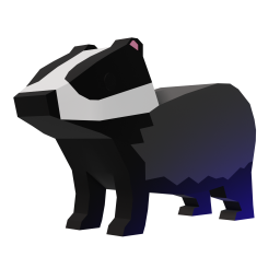 Badger original 3D template