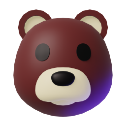 Bear original 3D template