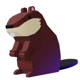 Beaver original 3D template