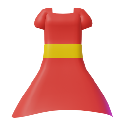 Dress original 3D template