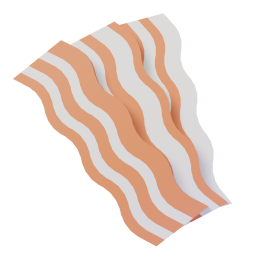 Bacon original 3D template