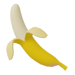 Banana original 3D template