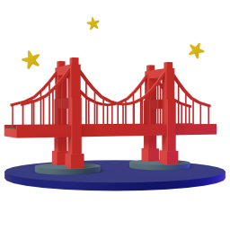 Bridge At Night original 3D template