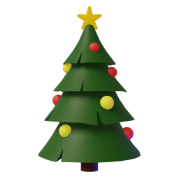 Christmas Tree original 3D template