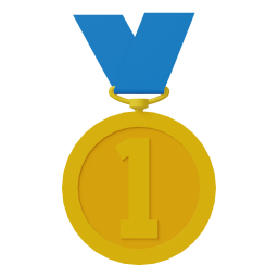 1st Place Medal original 3D template