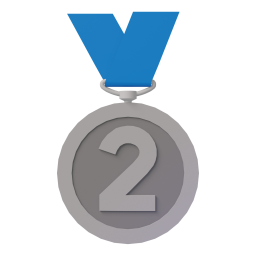 2nd Place Medal original 3D template