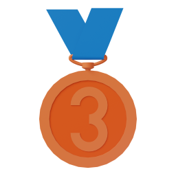 3rd Place Medal original 3D template