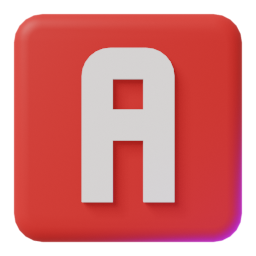 A Button Blood Type original 3D template