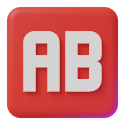 Ab Button Blood Type original 3D template