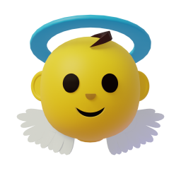 Baby Angel original 3D template