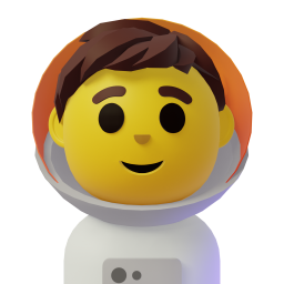 Astronaut original 3D template