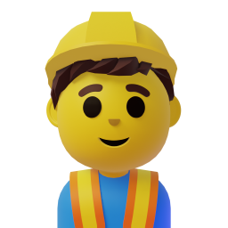 Construction Worker original 3D template