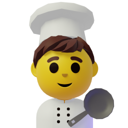Cook original 3D template