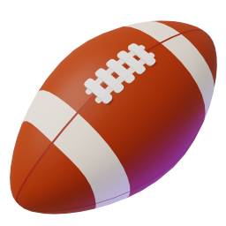 American Football original 3D template