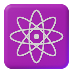 Atom Symbol original 3D template