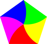 Pentagon Rainbow original Classic template