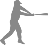 Baseball Silhouette original Classic template