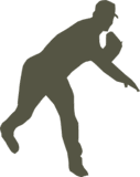 Baseball Silhouette2 original Classic template