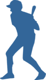 Baseball Silhouette3 original Classic template
