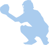 Baseball Silhouette4 original Classic template