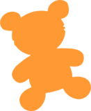 Bear Toy Silhouette original Classic template